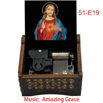 Christian Wooden Music Box Gift