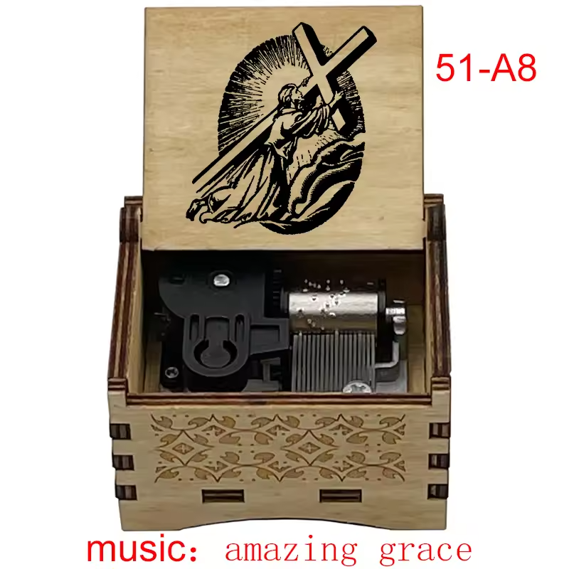 Christian Wooden Music Box Gift