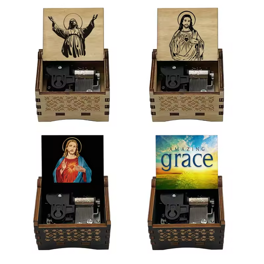 Christian Wooden Music Box Gift
