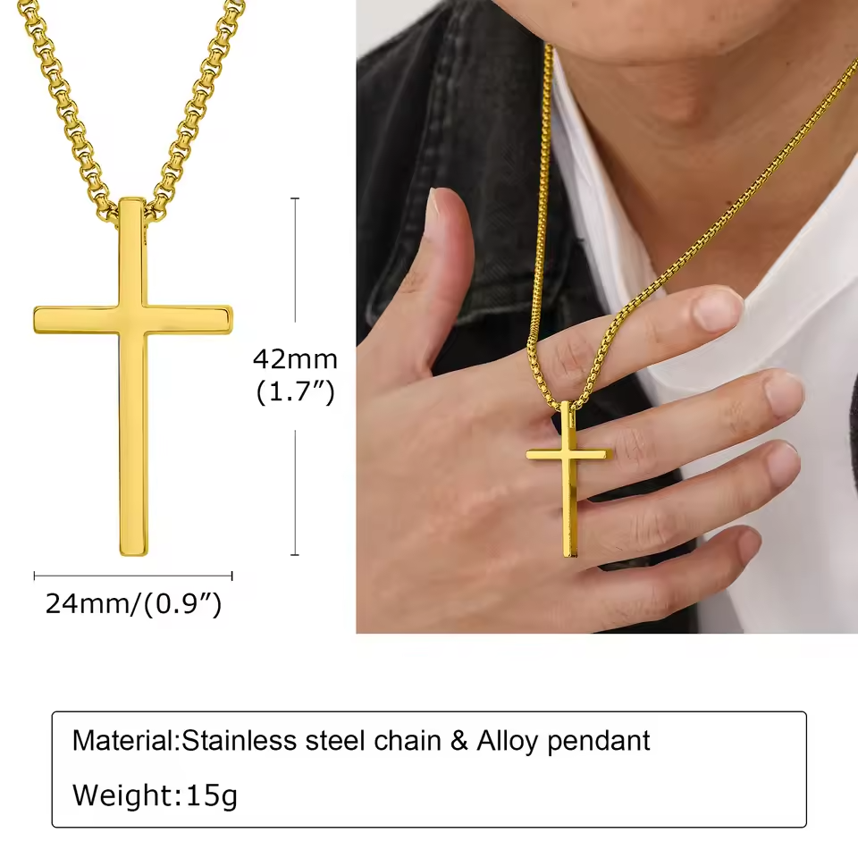 The Vnox Cross Necklace