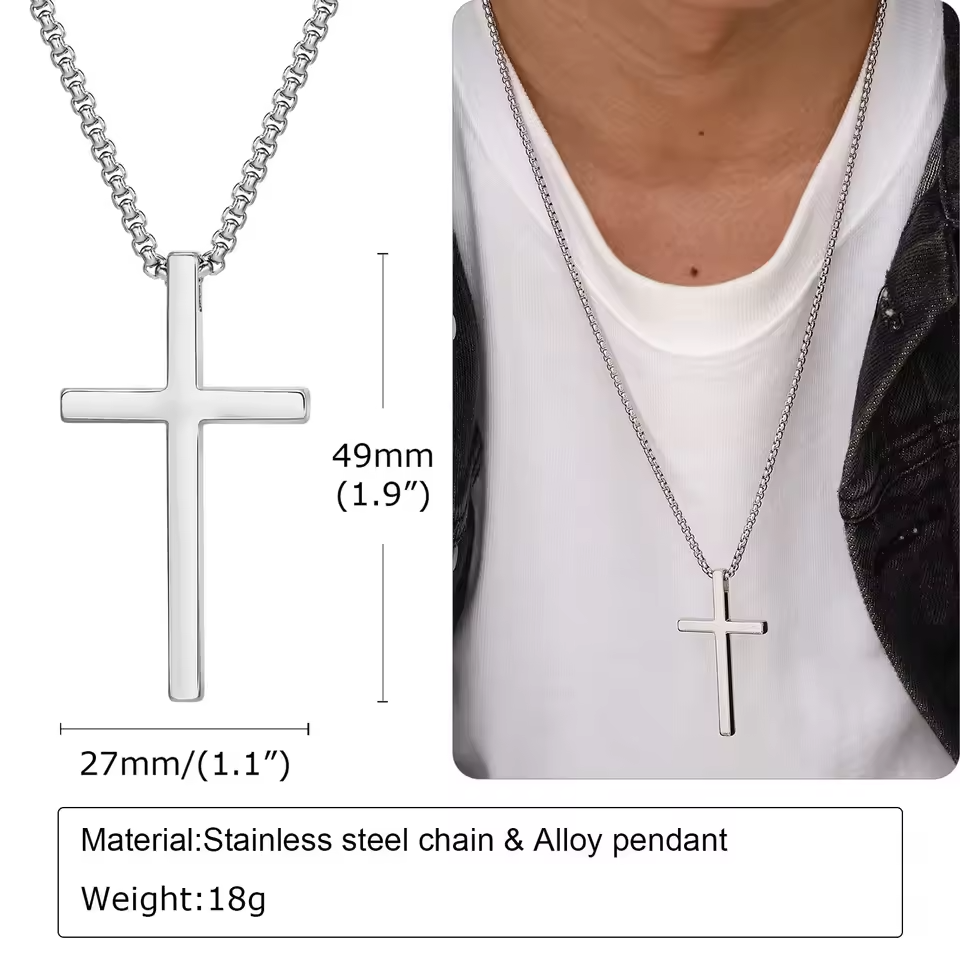 The Vnox Cross Necklace
